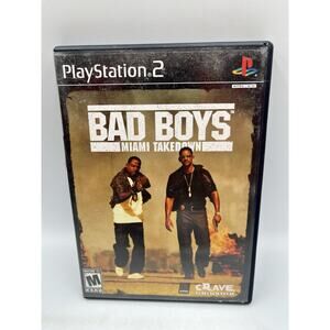 Bad Boys Miami Takedown (Sony PlayStation 2, 2004) Complete w/ Manual - Tested